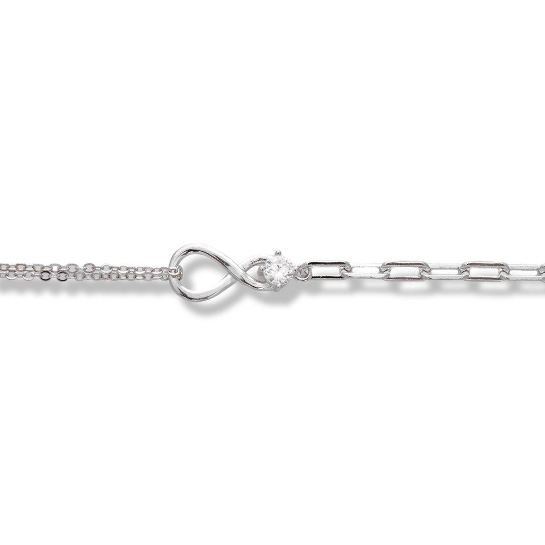 Silver Infinity Bracelet