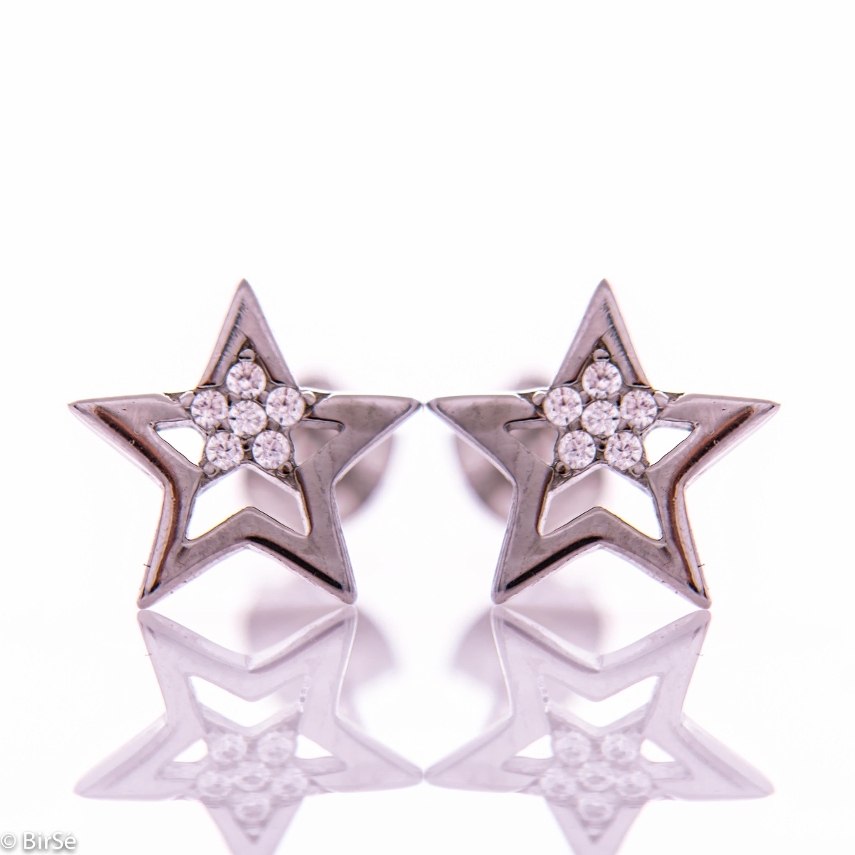 Silver Earrings with Star Shape | Silver Wholesale 