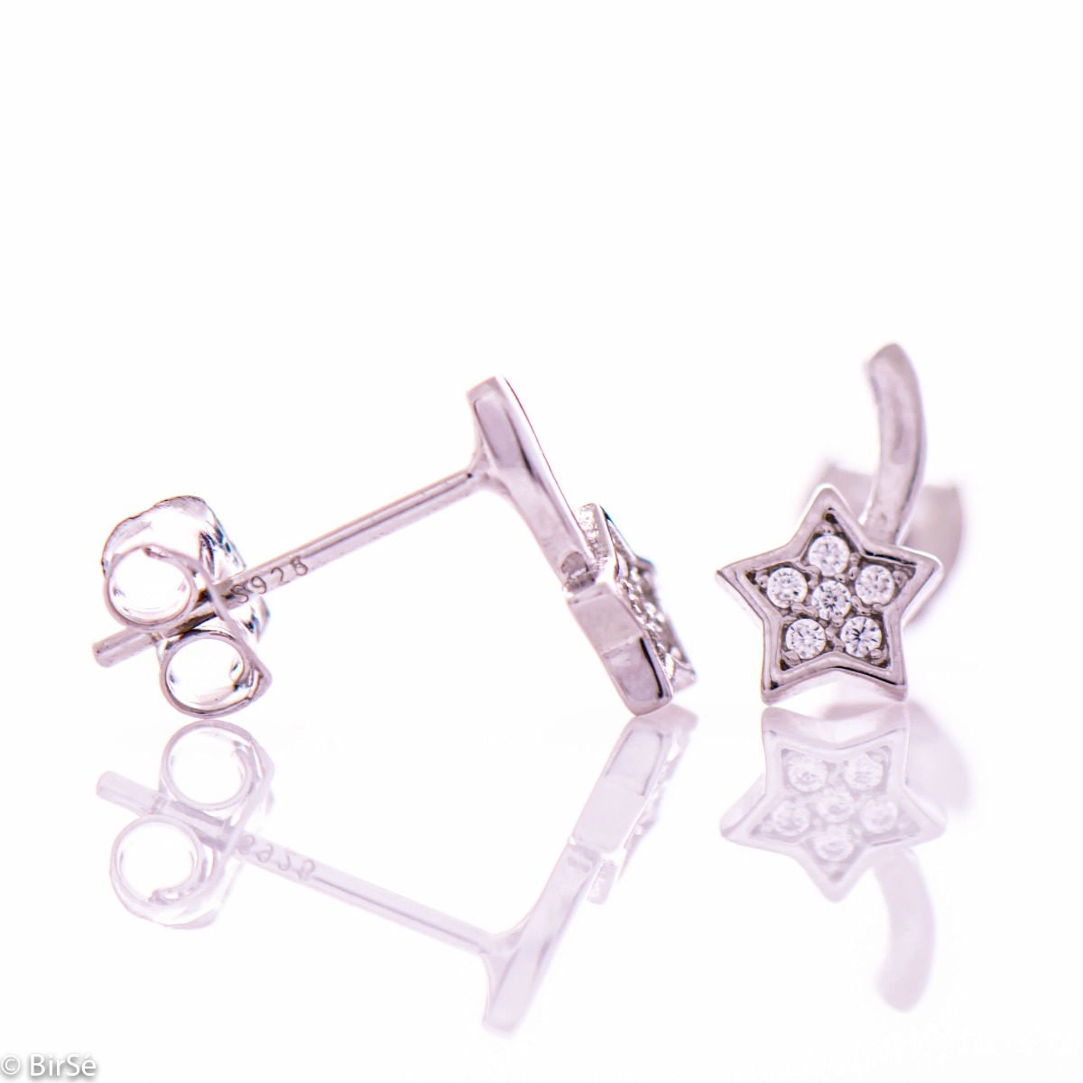 Silver earrings - Stars