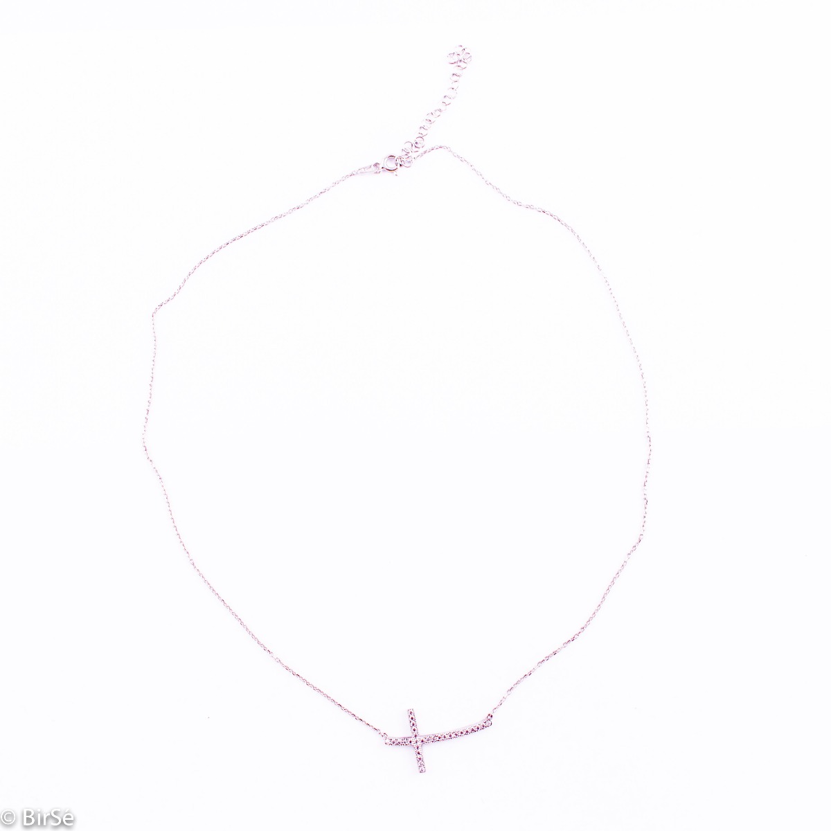 Silver necklace - Cross