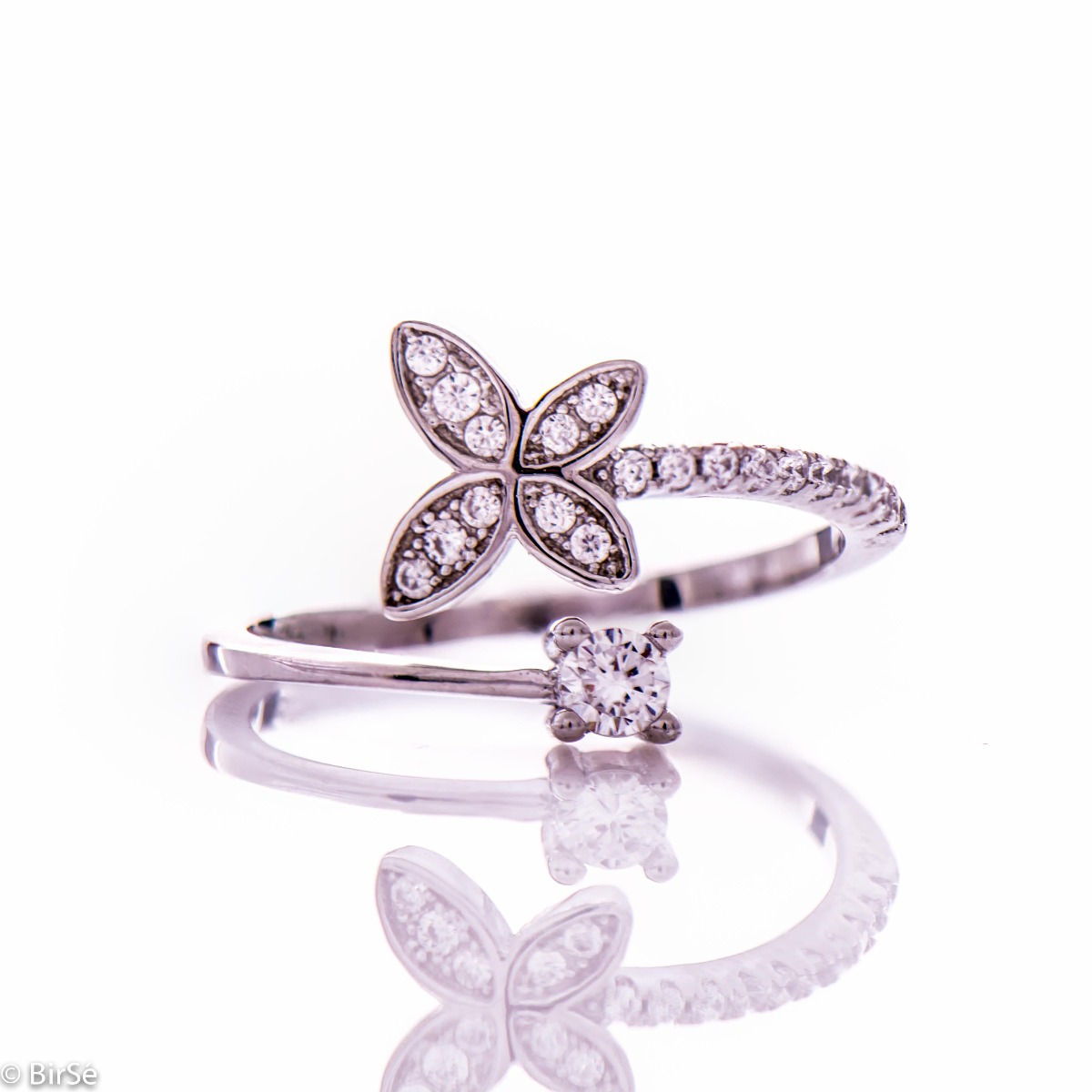 Silver Butterfly Ring