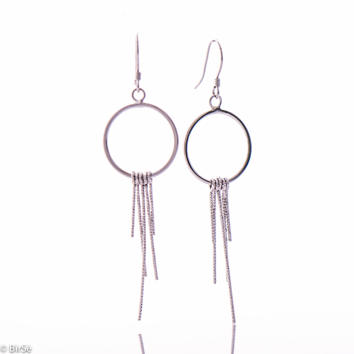 Silver earrings 