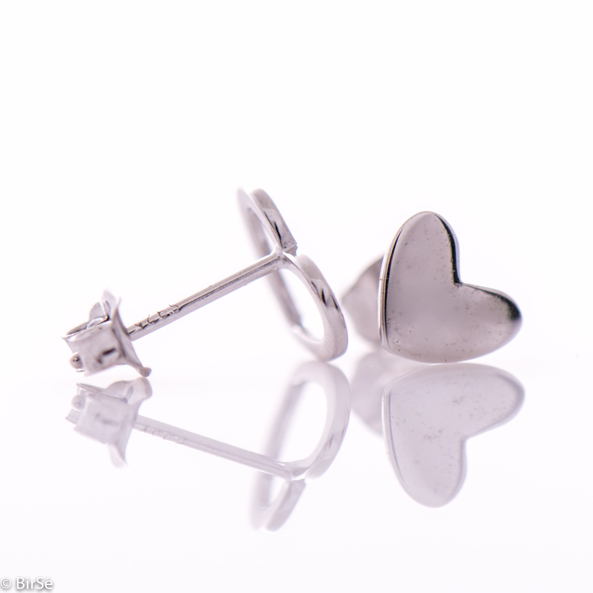 Silver Earrings - Hearts