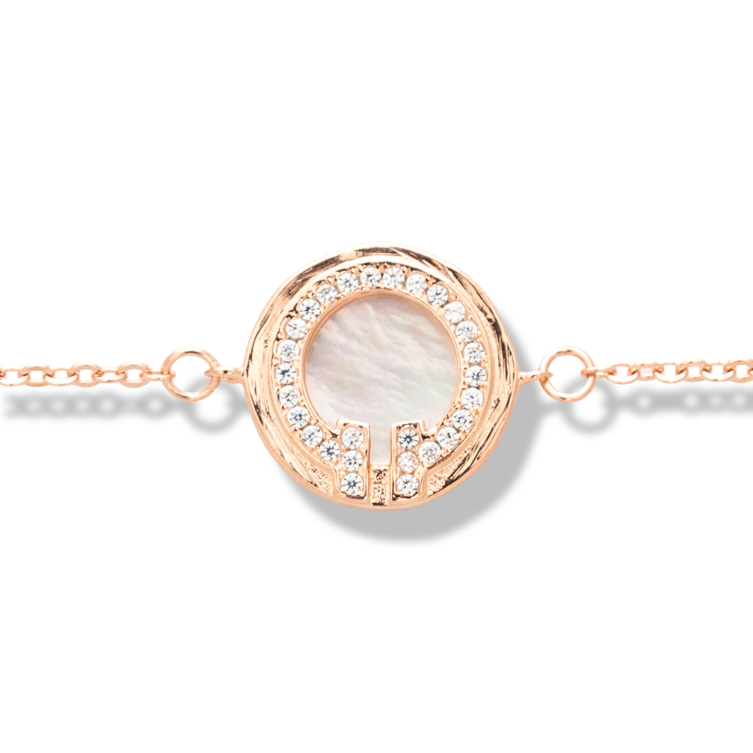 Rose Silver Bracelet - Exquisite 