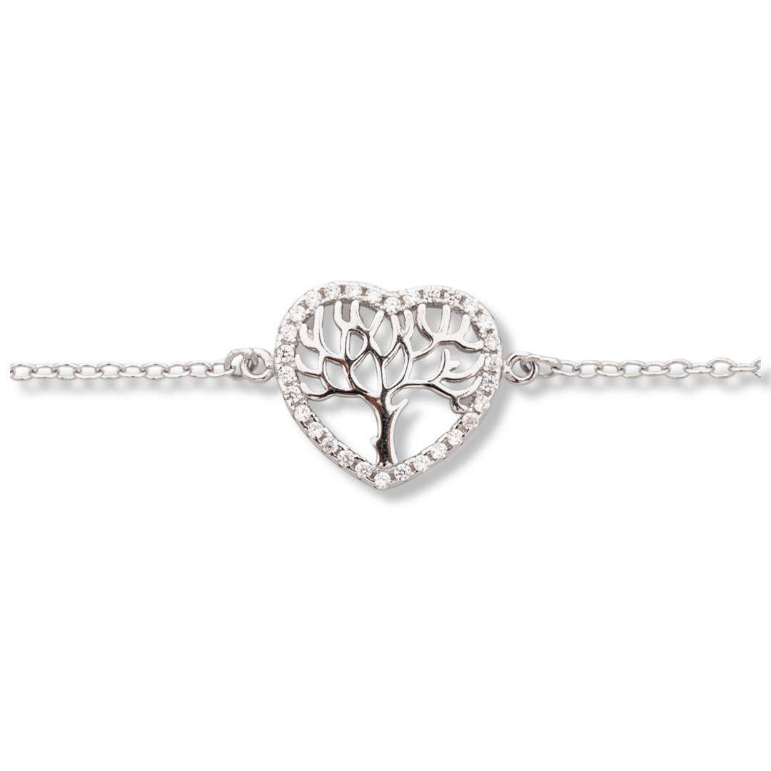 Silver Tree of Life Bracelet 