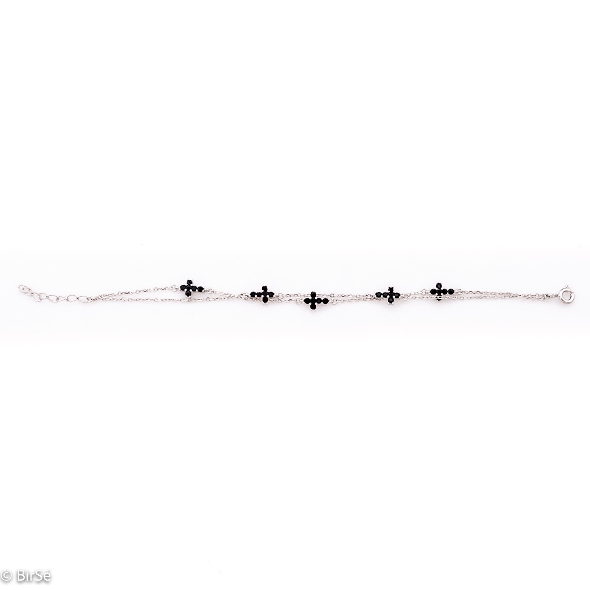 Silver Crosses Bracelet 