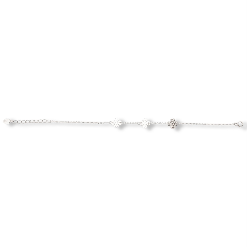 Silver Clover Bracelet