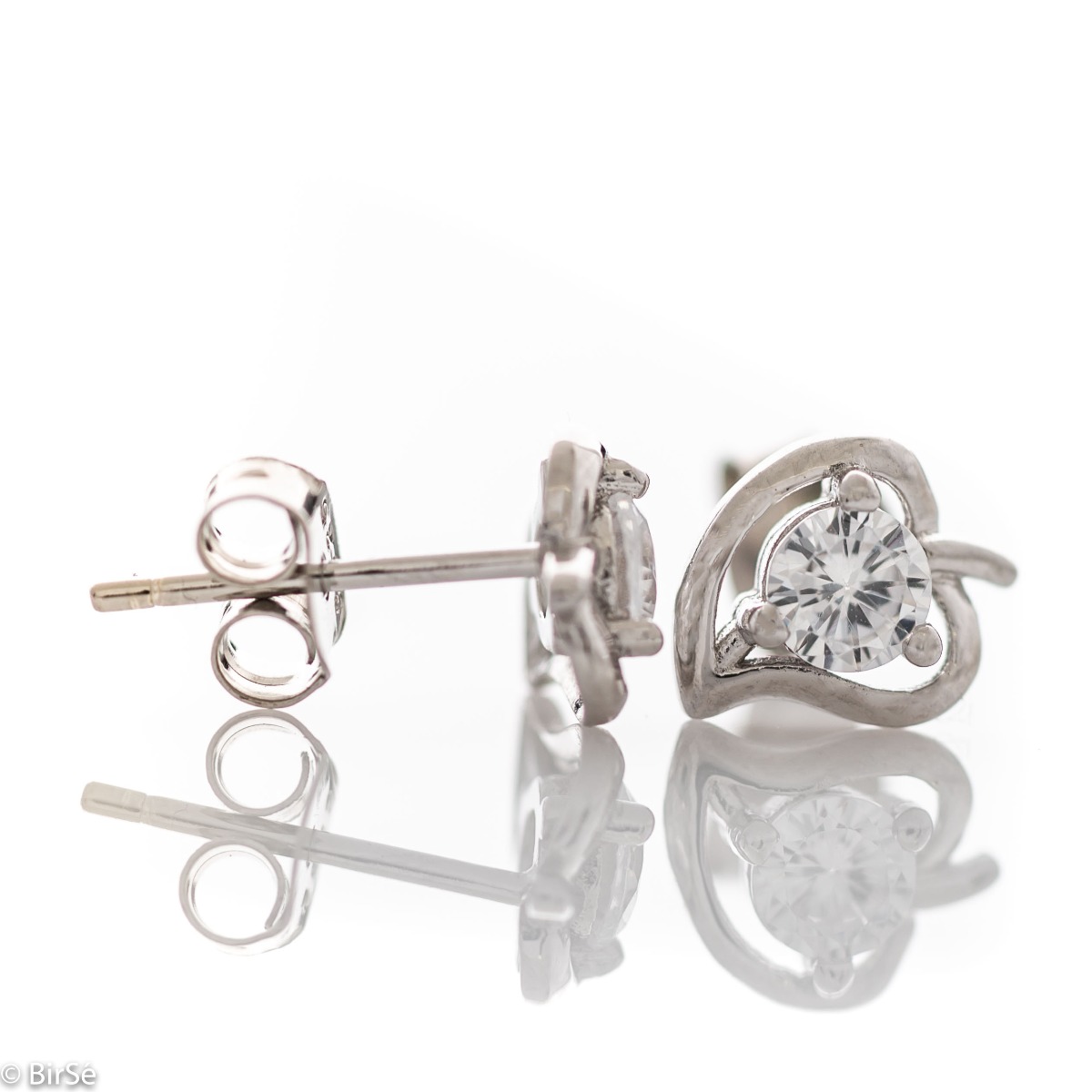 Silver earrings - Petals