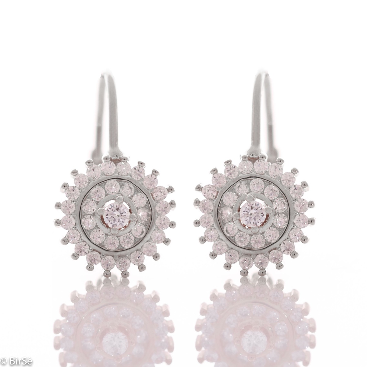 Elegant Silver Earrings with Leverback Clasp