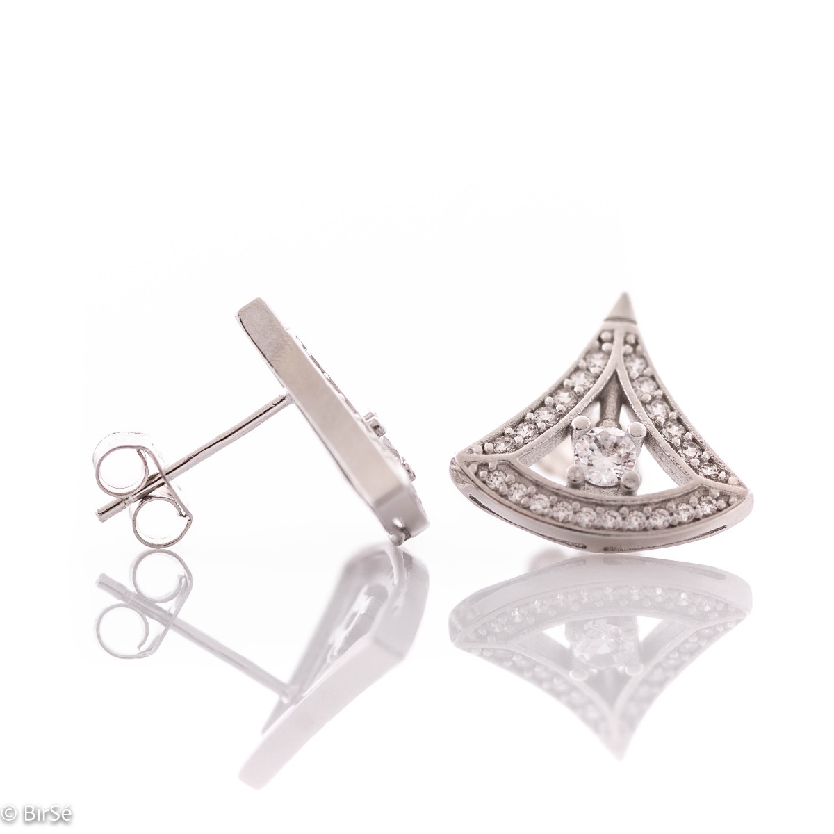 Silver earrings