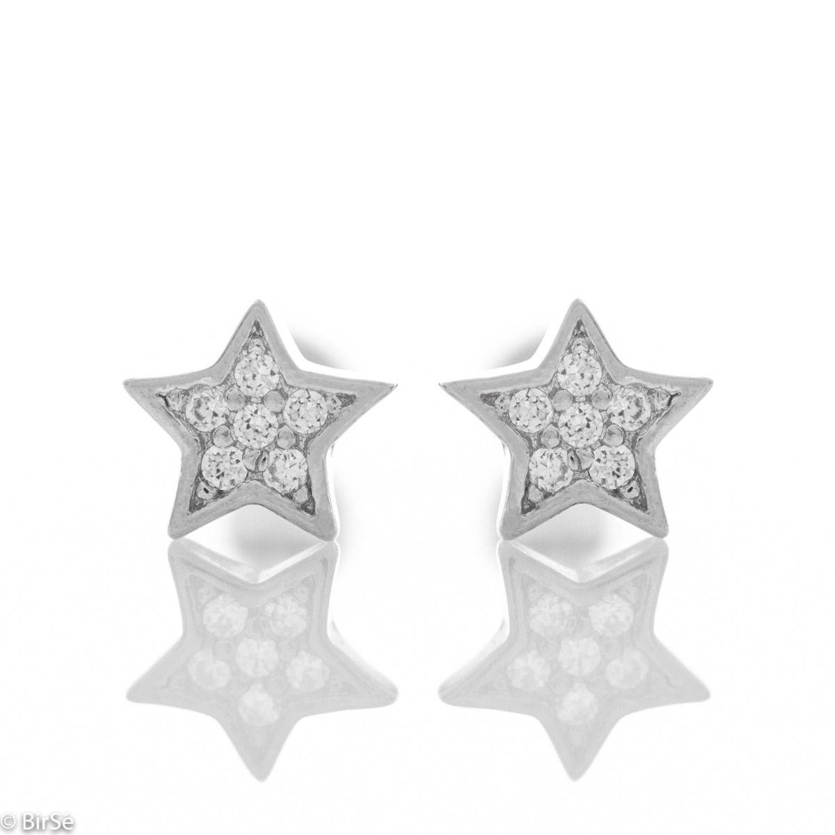 Silver earrings - Stars