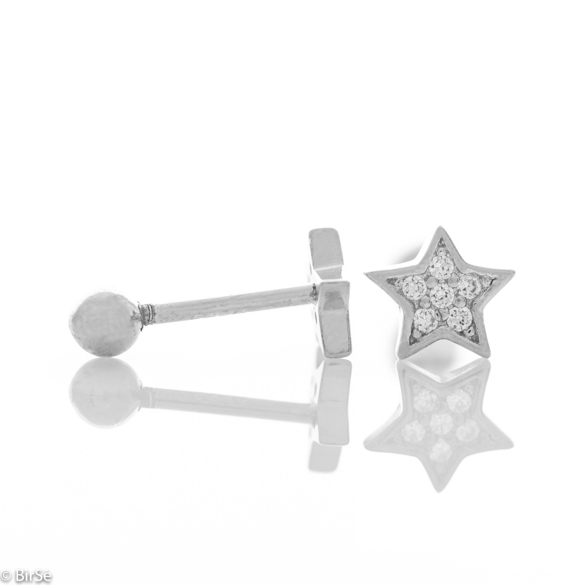 Silver earrings - Stars