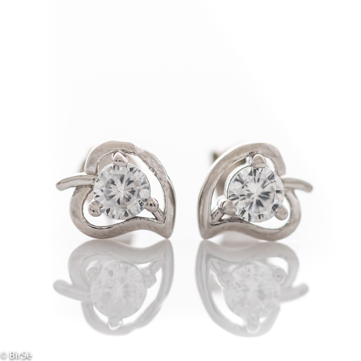Silver earrings - Petals