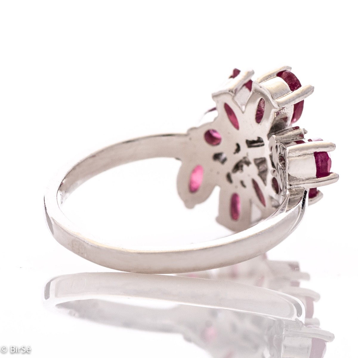 Silver Ring - Natural Ruby 2,18 ct.