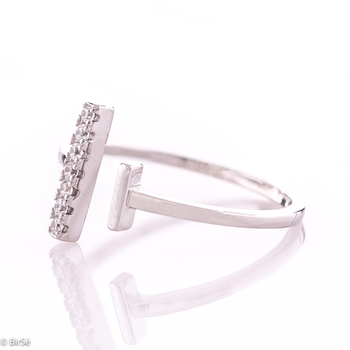 Silver Letter Ring