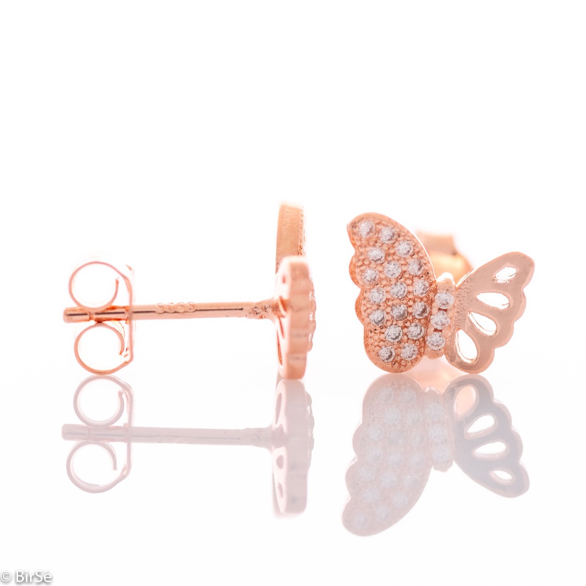 Silver earrings - Butterfly Magic