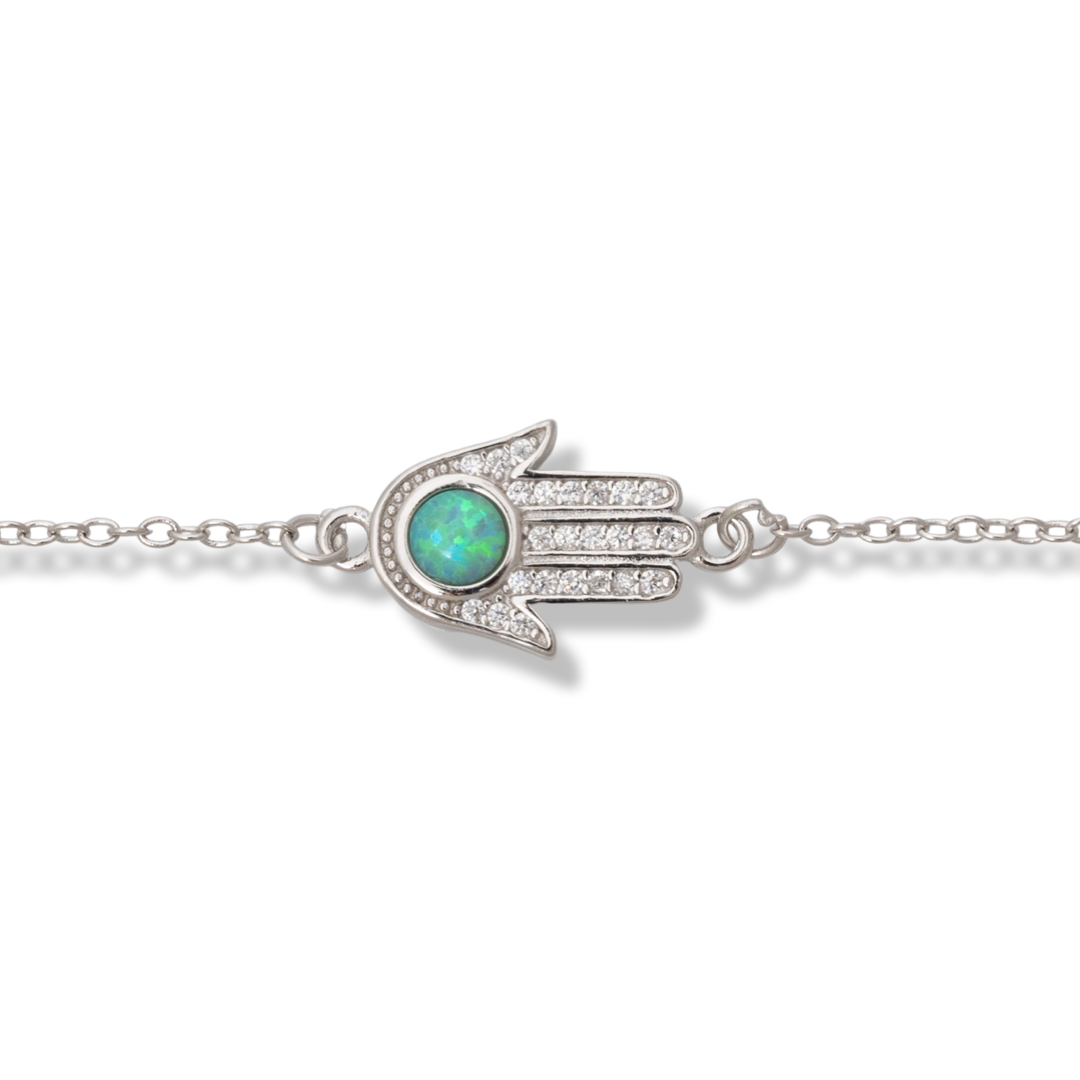 Silver Bracelet - Hand of Fatima