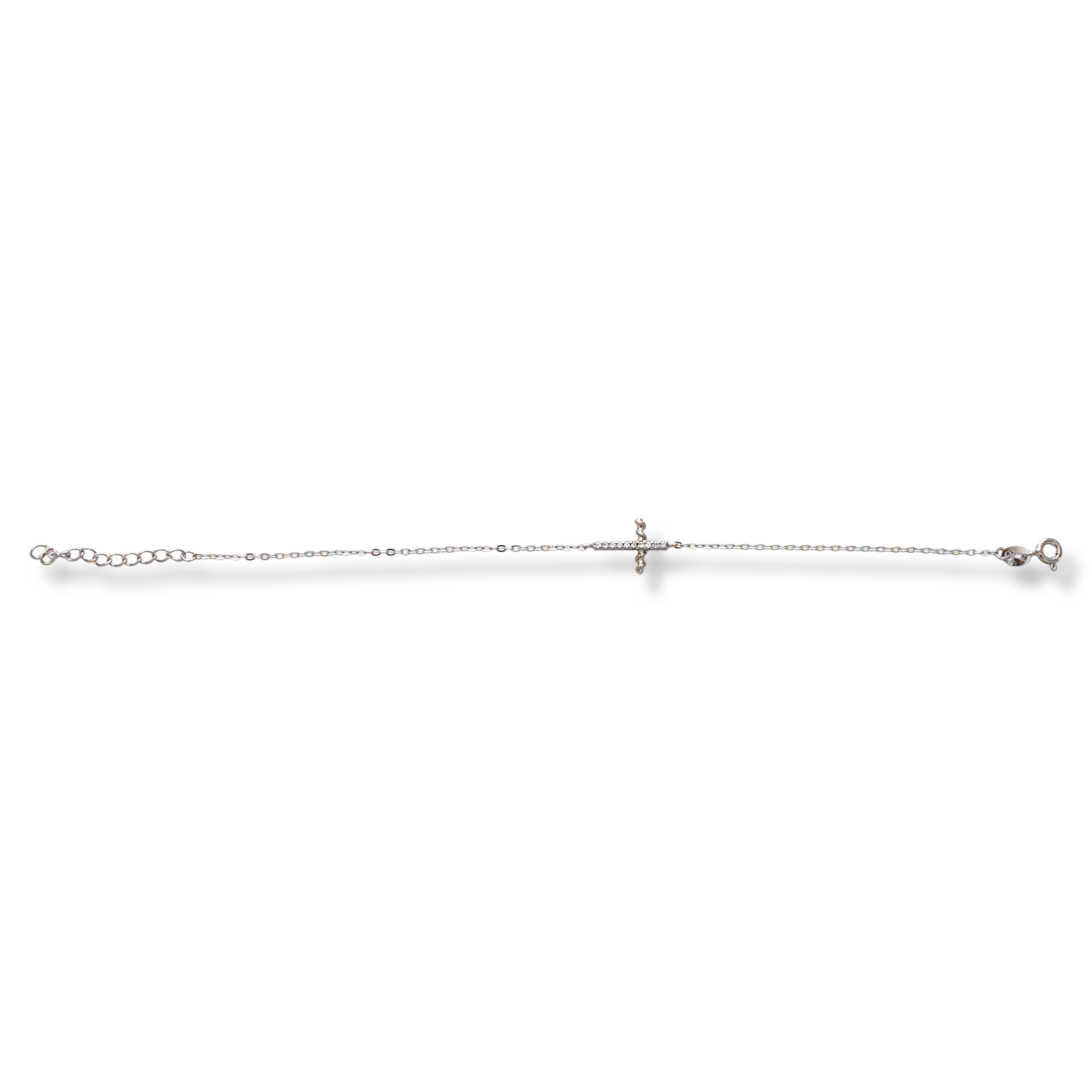 Silver Bracelet - Cross