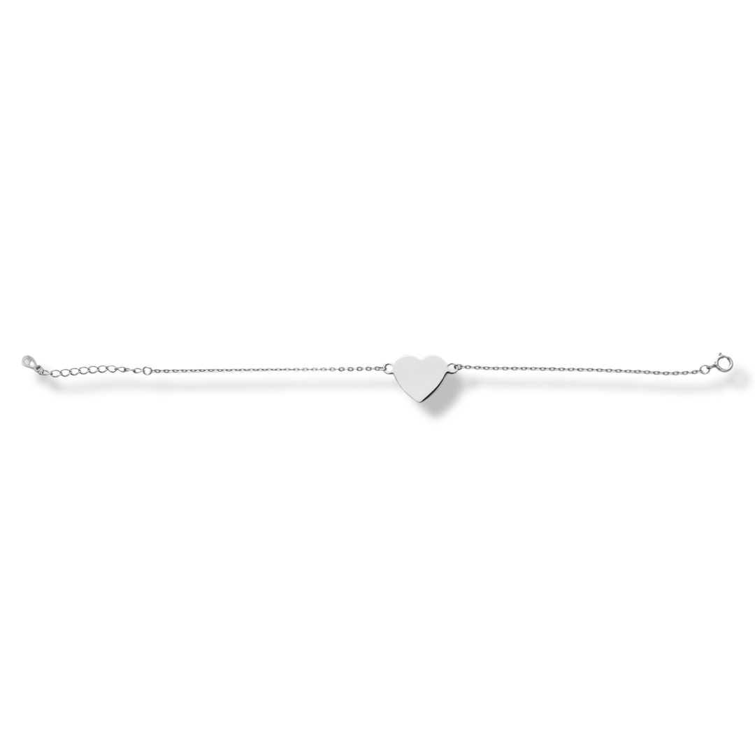 Silver Heart Bracelet 