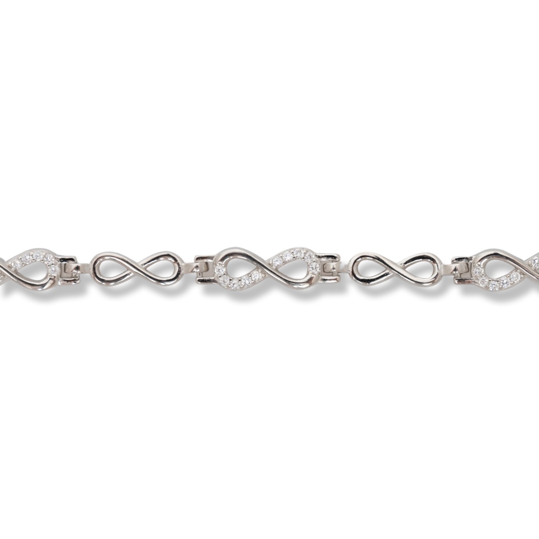 Silver Infinity Bracelet 