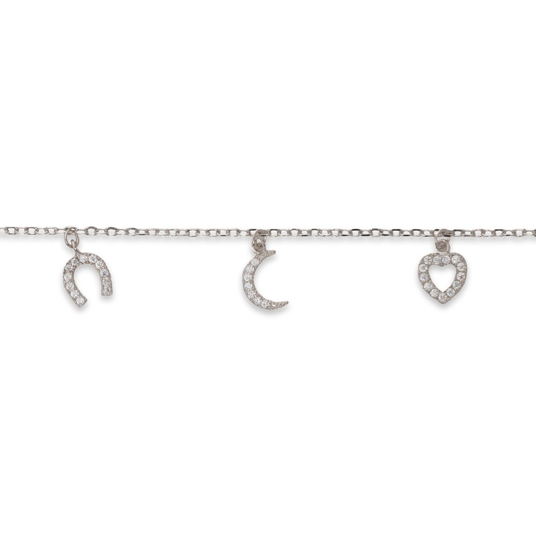 Silver bracelet - Pendants