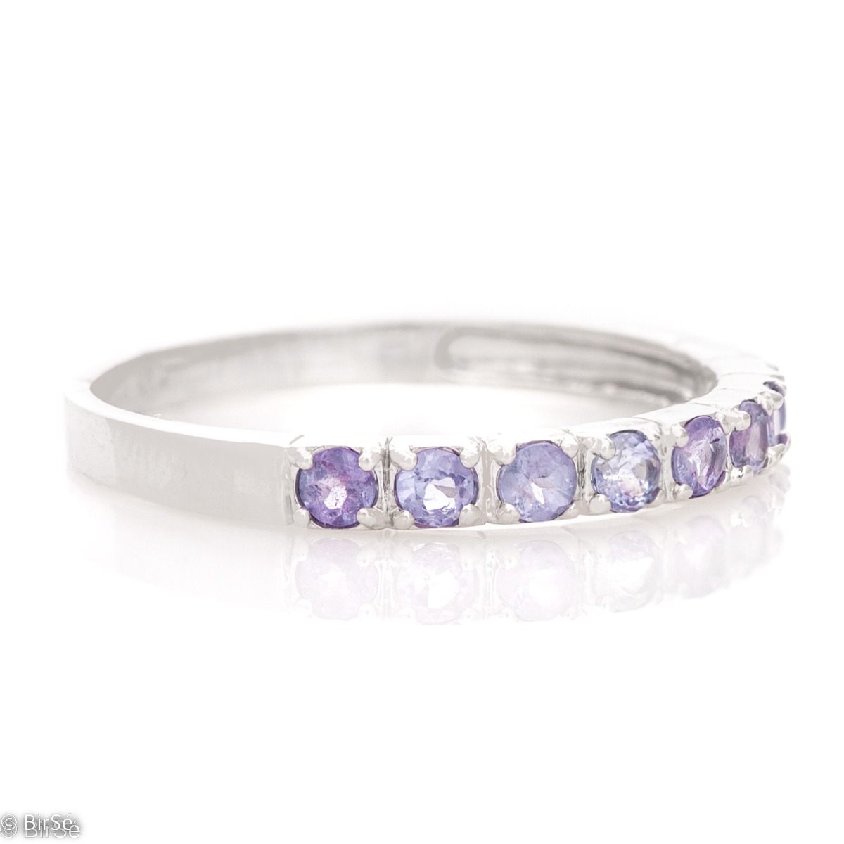 Silver ring - Natural Tanzanite 0,36 ct.