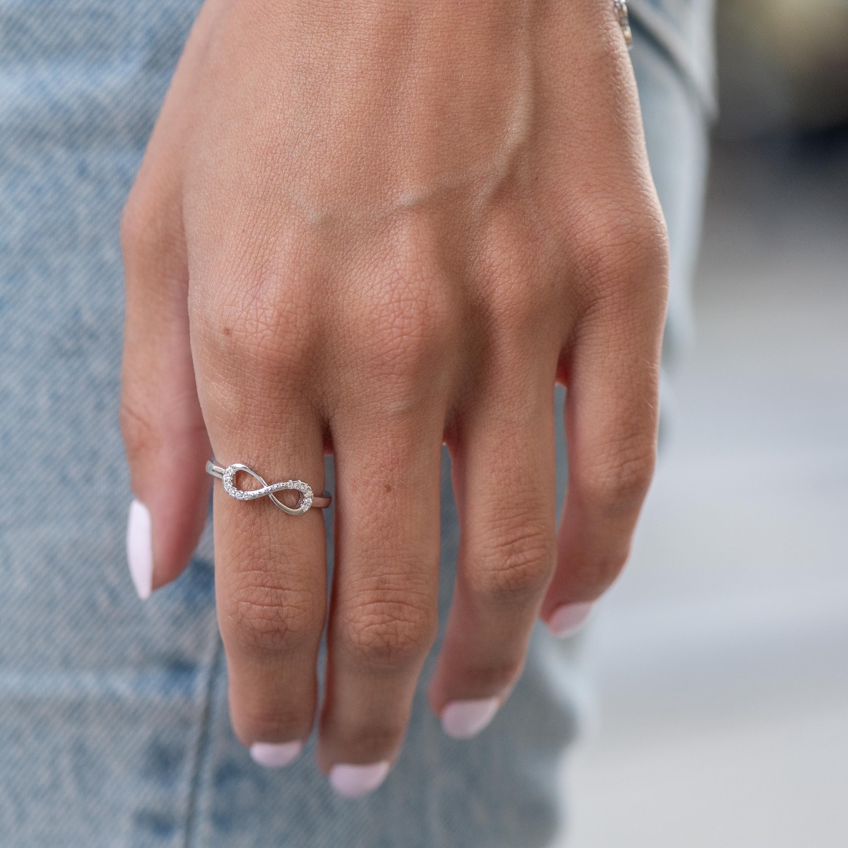 Silver Infinity Ring