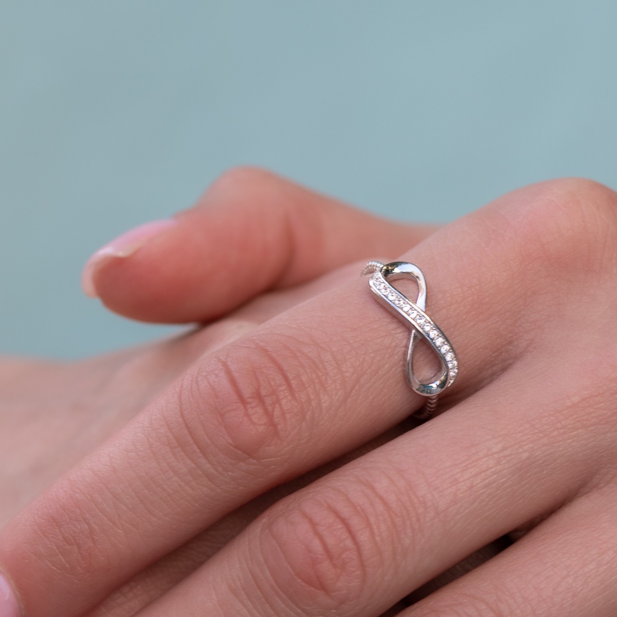 Silver Infinity Ring