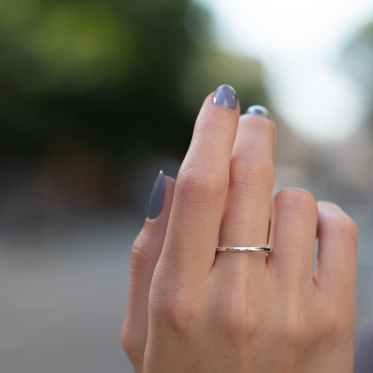 Silver Band Ring