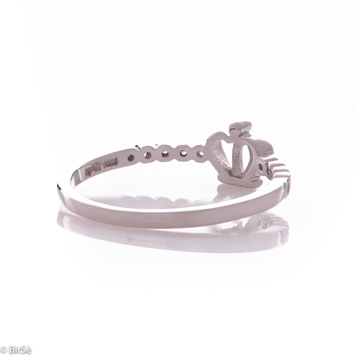 Silver Solitaire Ring