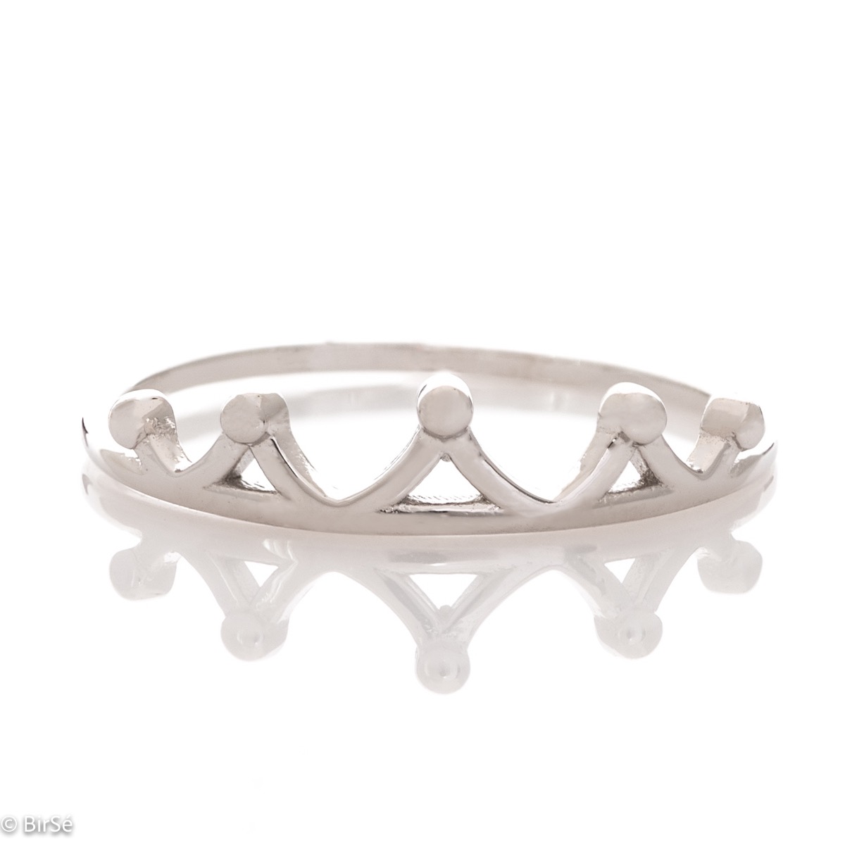 Silver Crown Ring