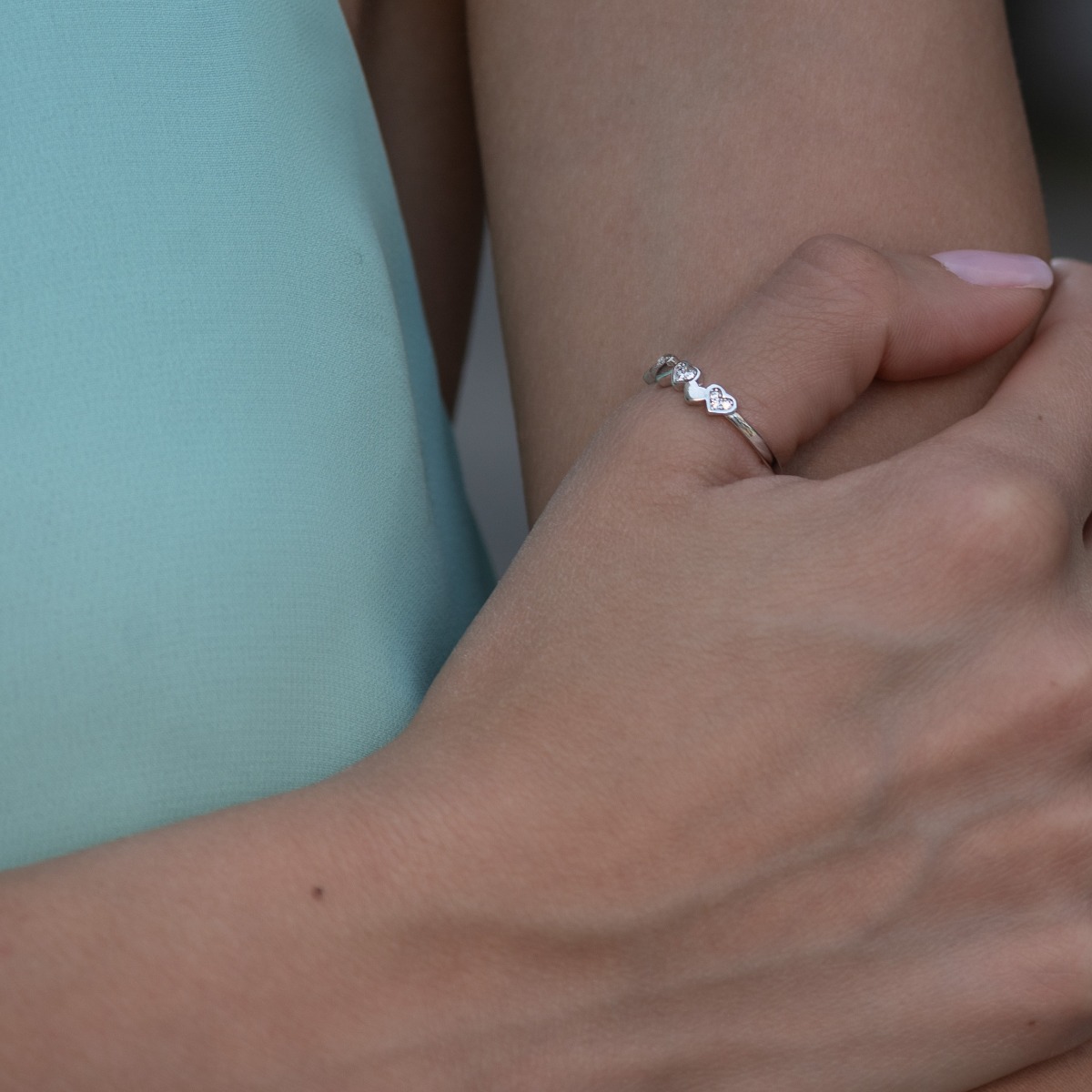 Silver Heart Ring