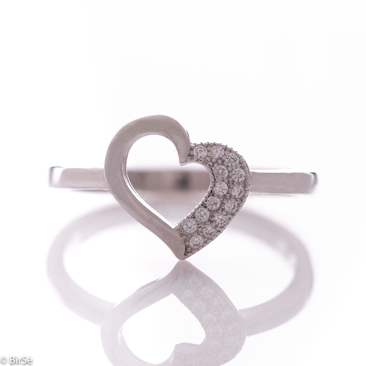 Silver Heart Ring