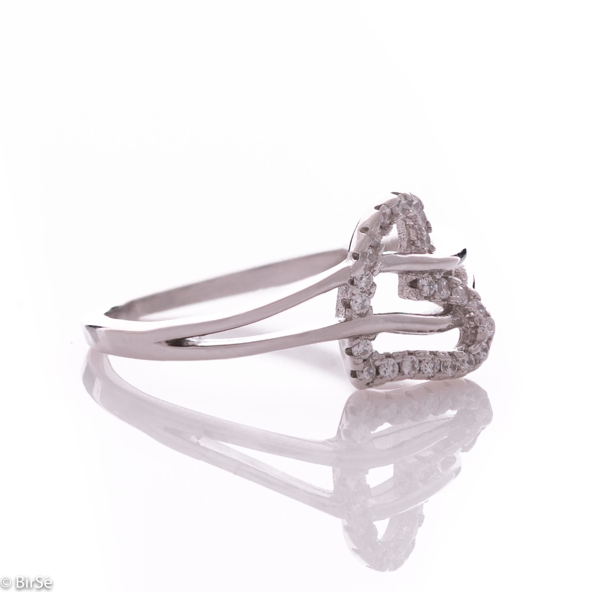 Silver Heart Ring