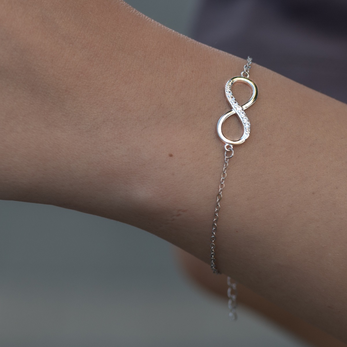 Silver Infinity Bracelet 