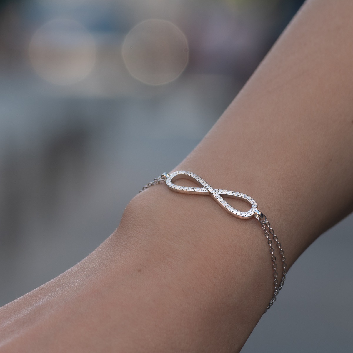 Silver Infinity Bracelet