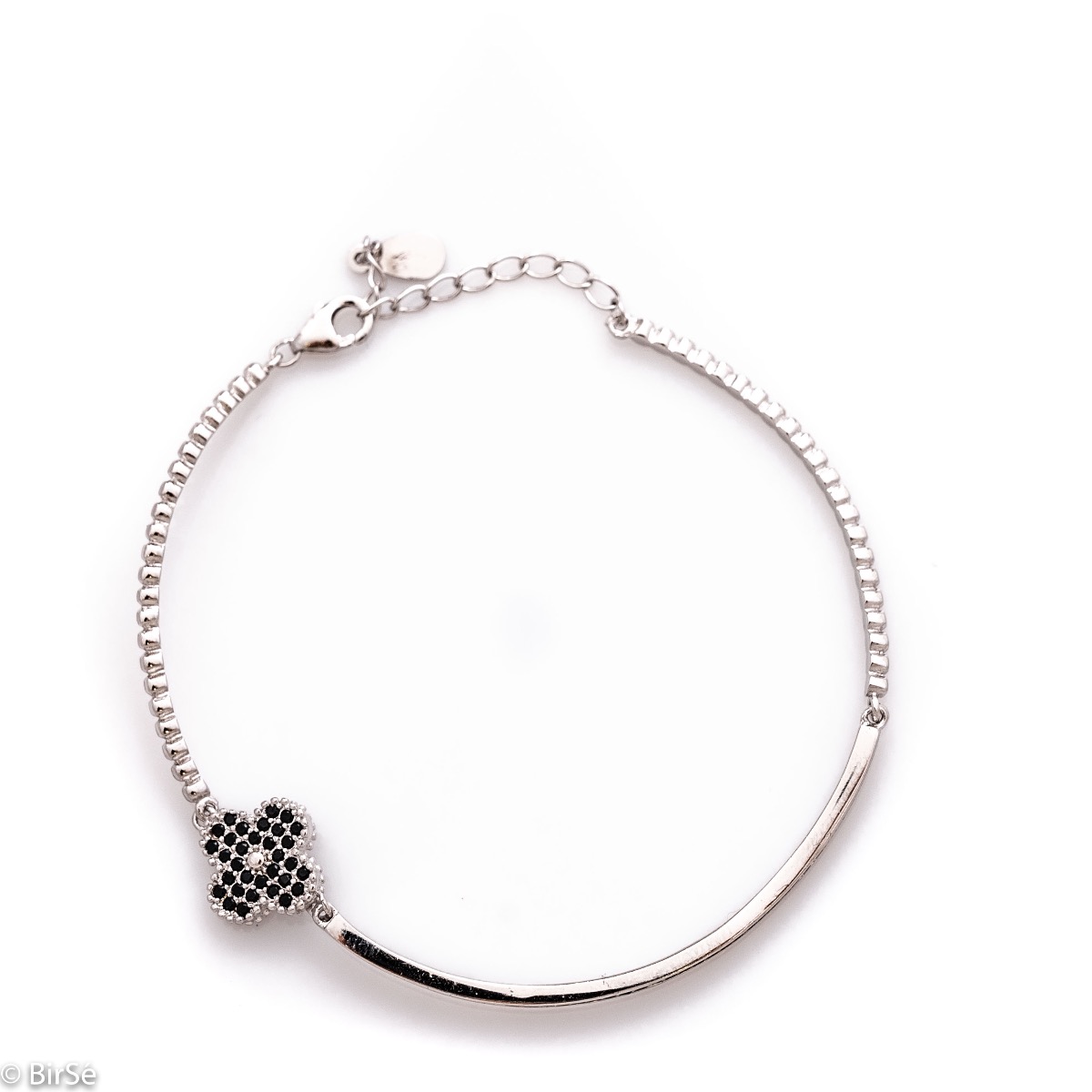 Silver Clover Bracelet