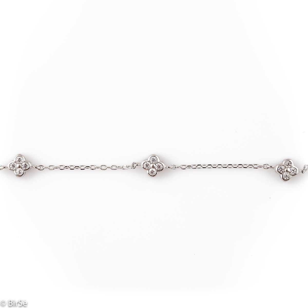 Silver Clover Bracelet 