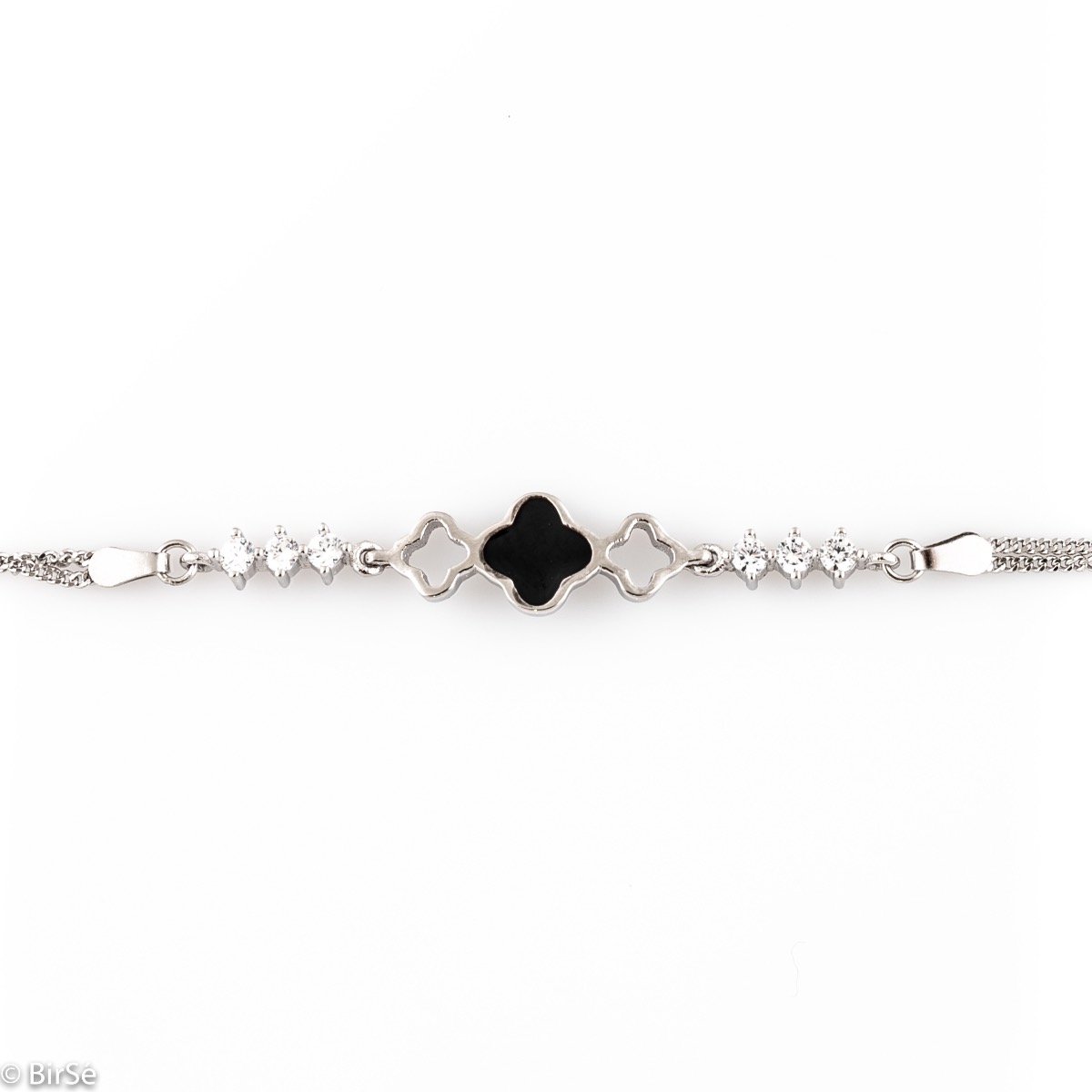 Silver Clover Bracelet 