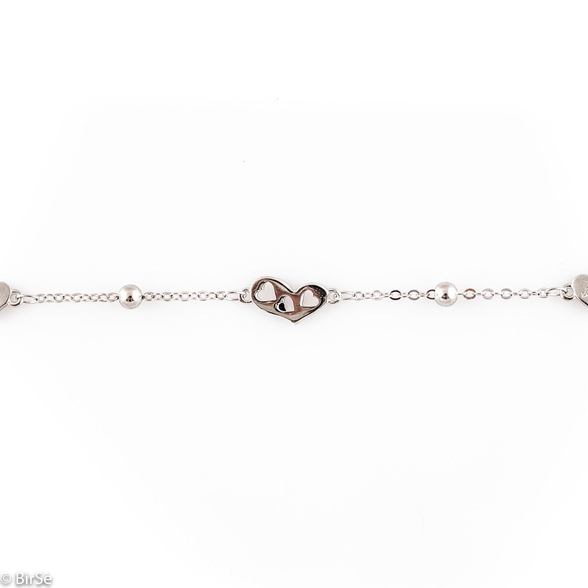 Silver Heart Bracelet 