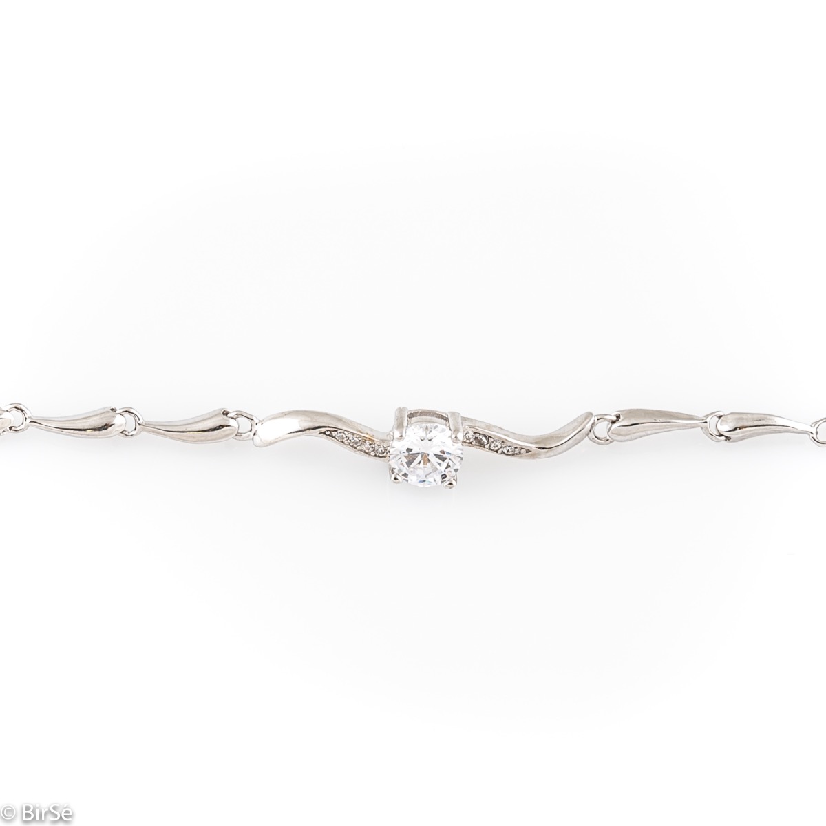 SIlver Bracelet with Zirconia