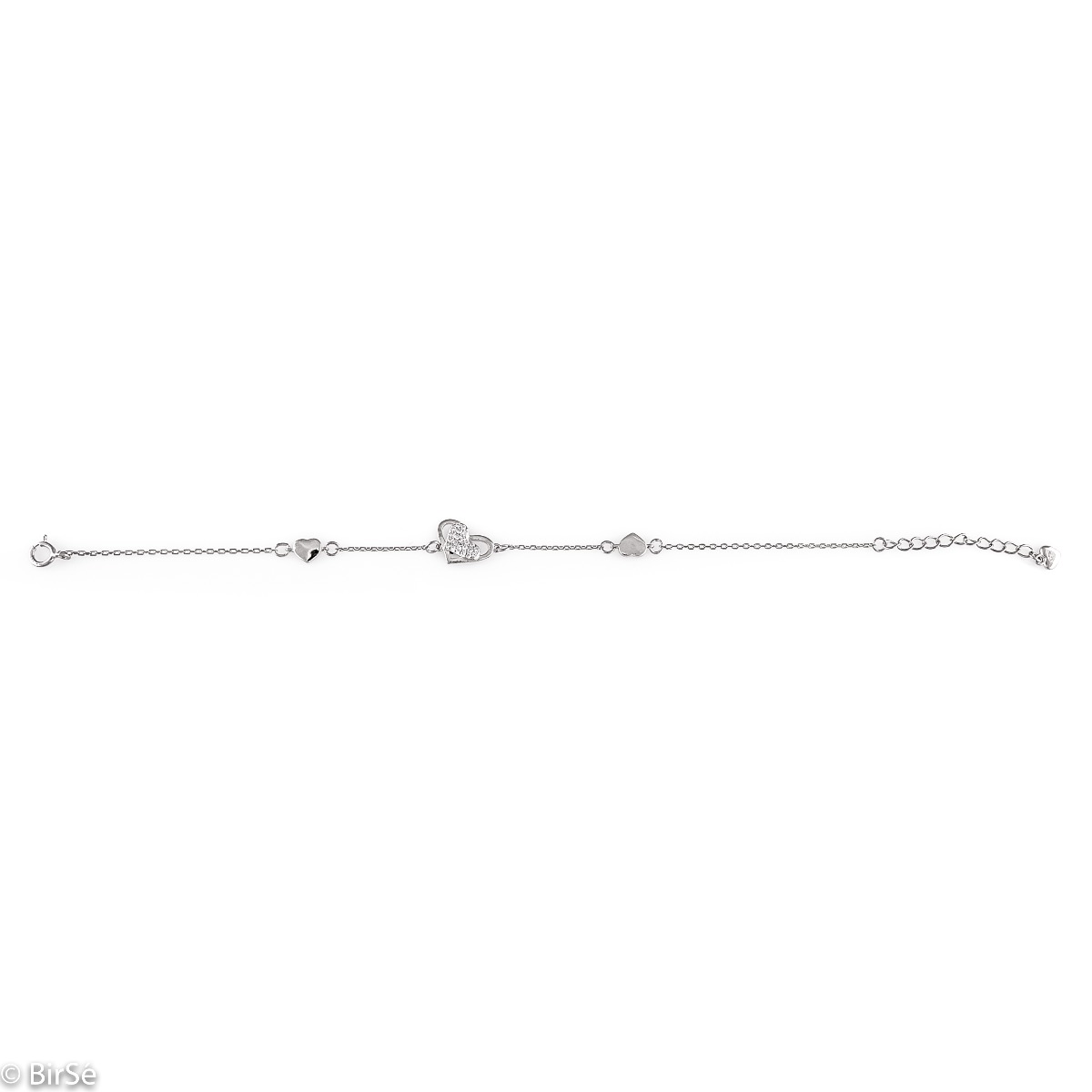 Silver Heart Bracelet 