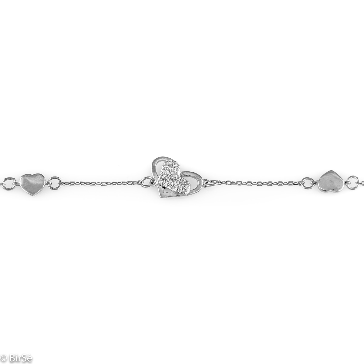 Silver Heart Bracelet 