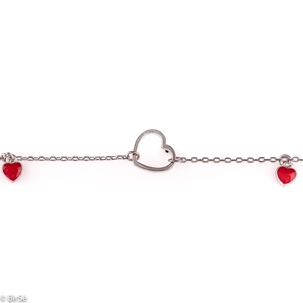 Silver Heart Bracelet 