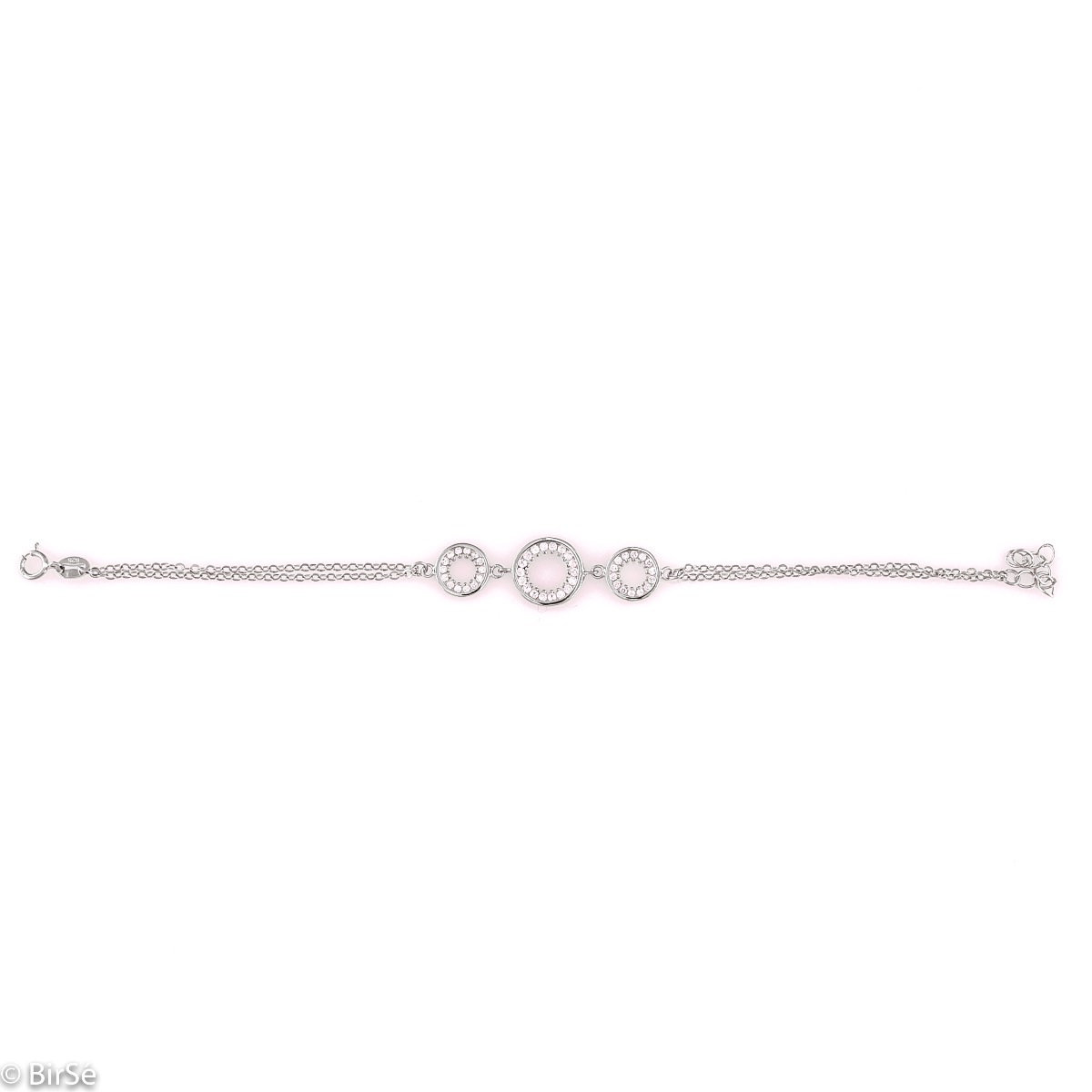 SIlver Bracelet with Zirconia