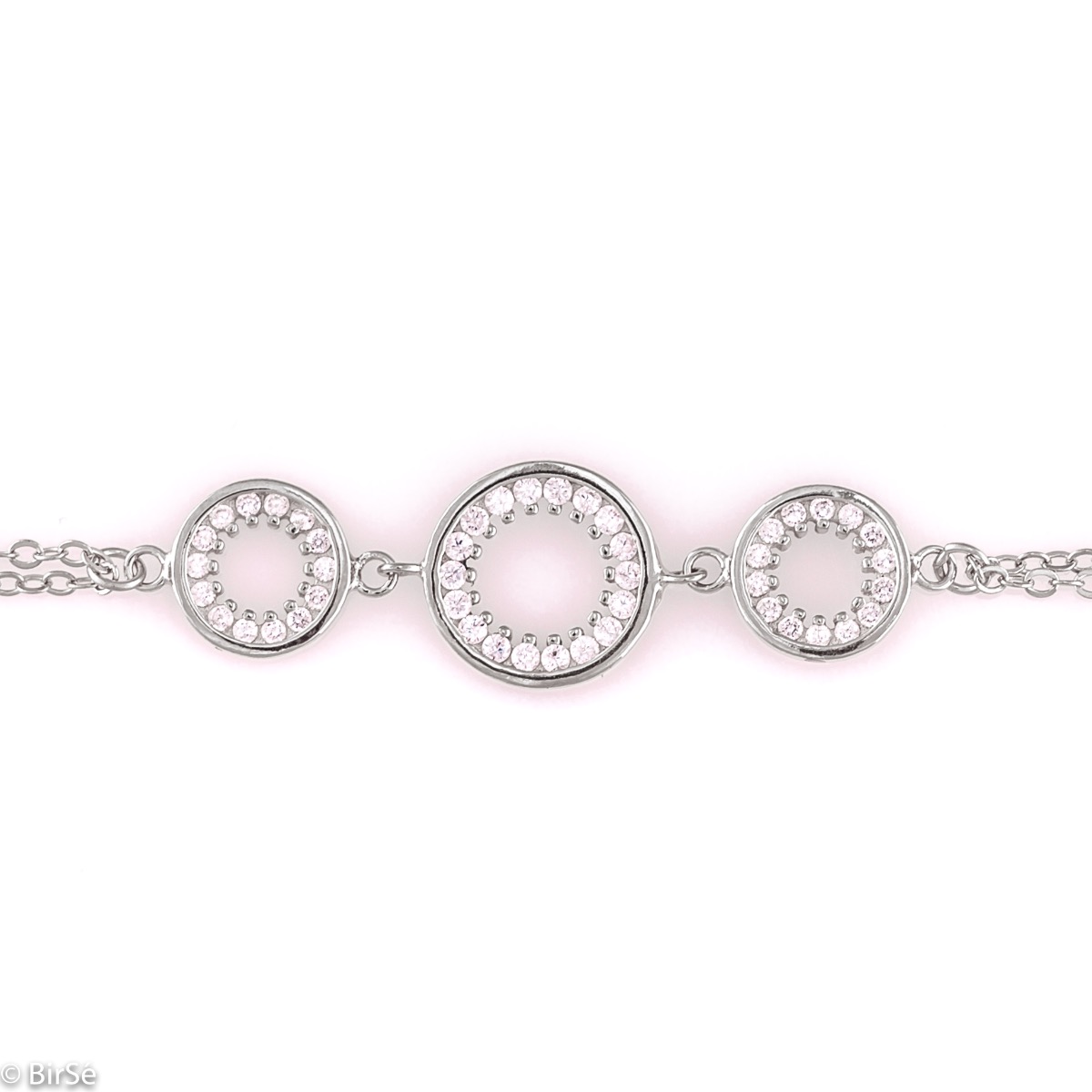 SIlver Bracelet with Zirconia