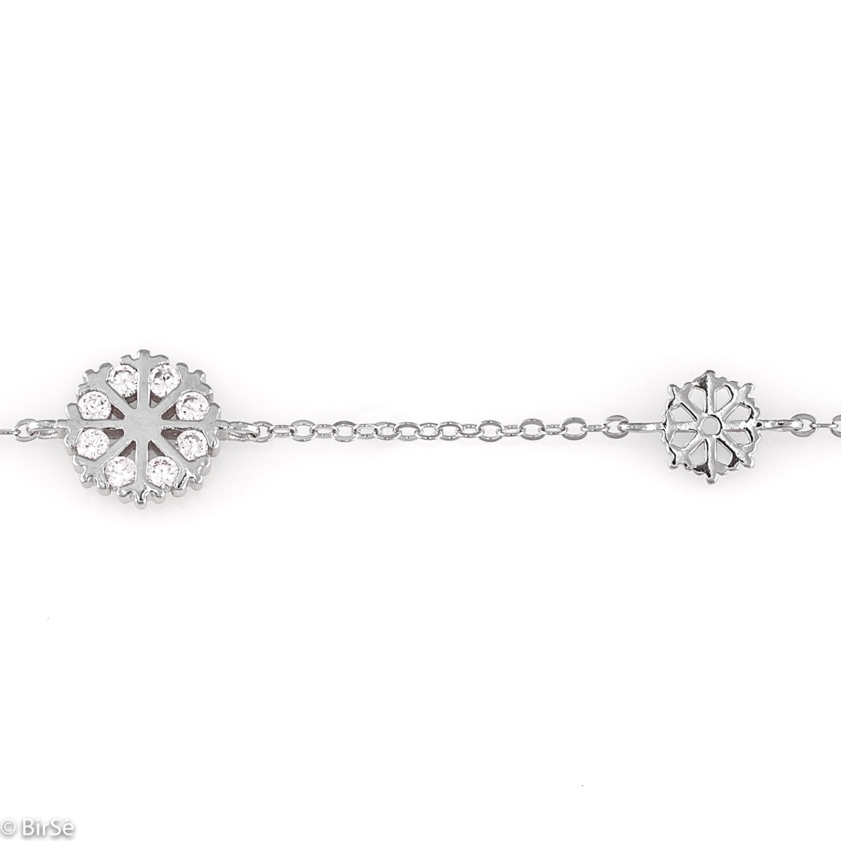 Silver Bracelet - Snowflake