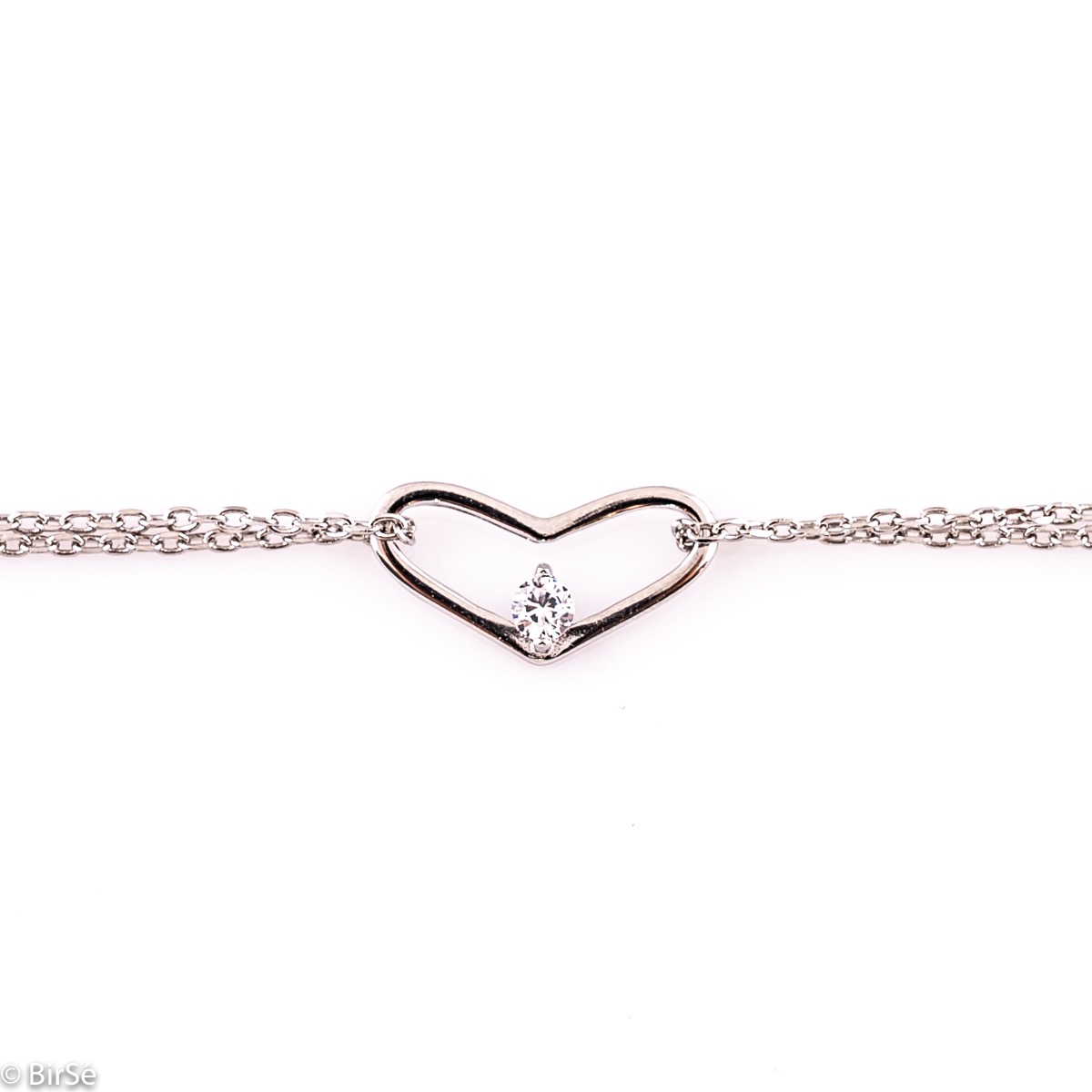 Silver Heart Bracelet