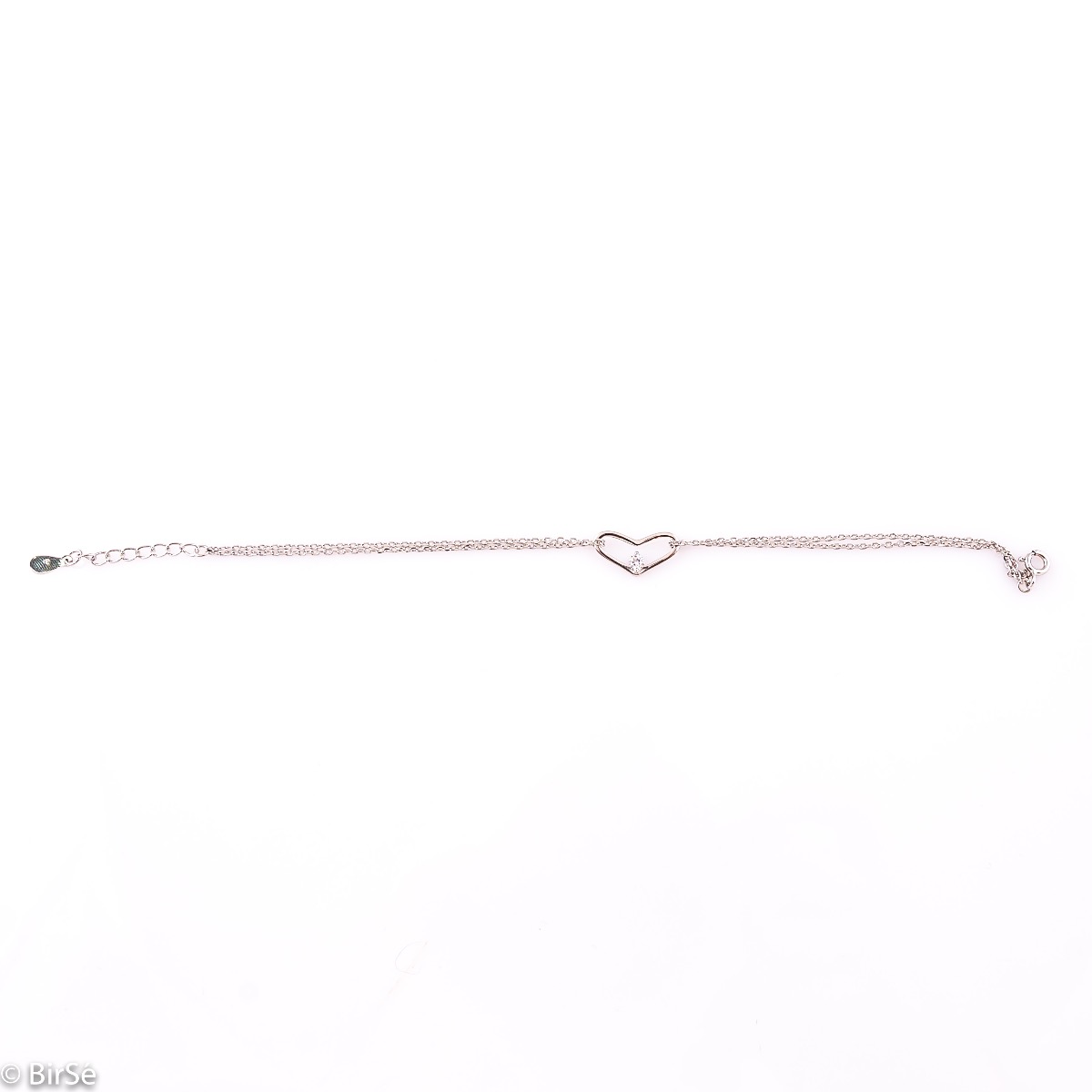 Silver Heart Bracelet