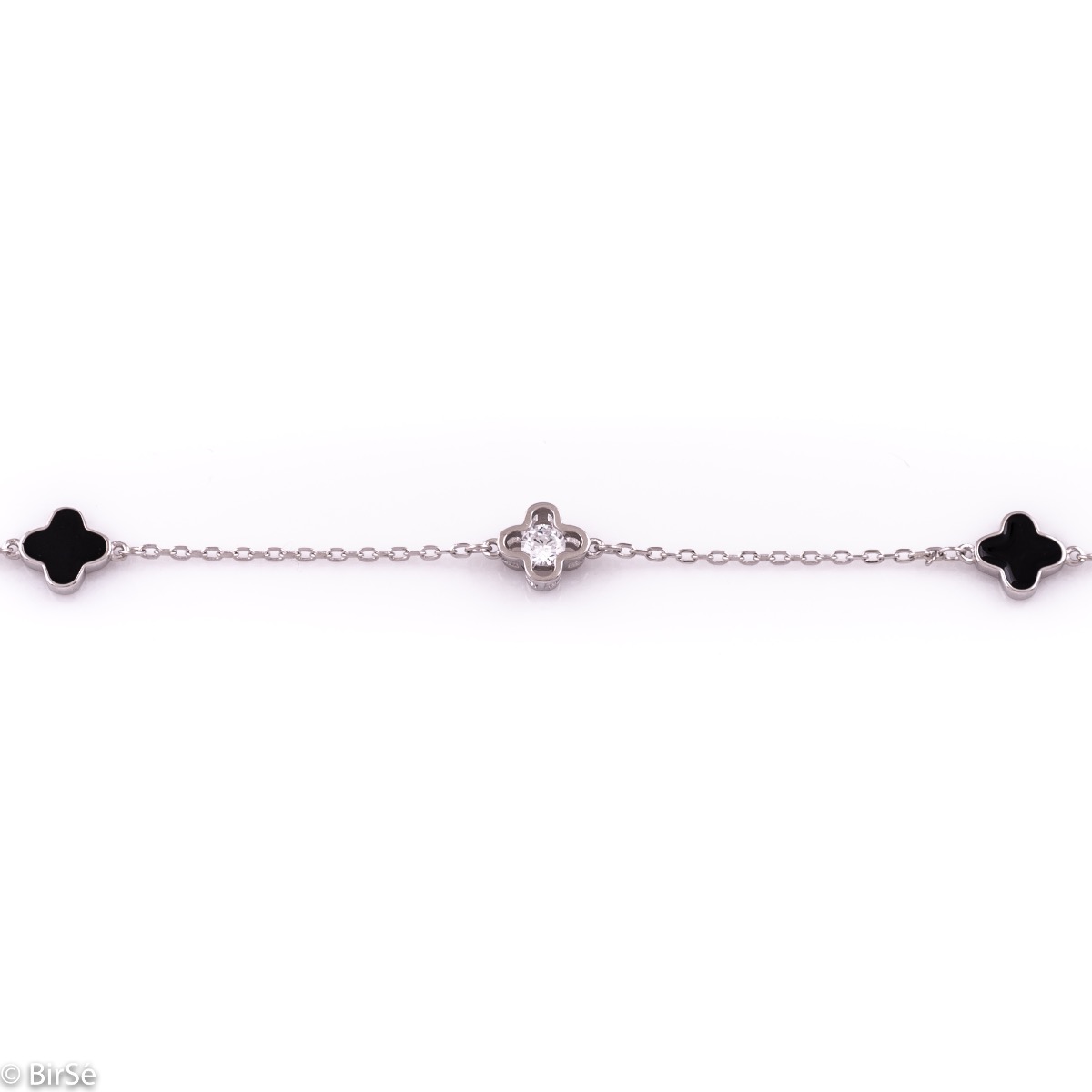 Silver Clover Bracelet